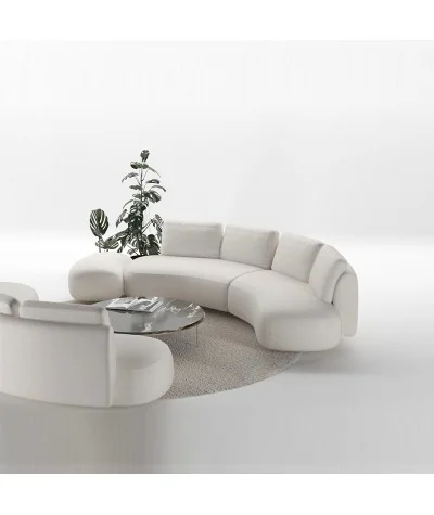 Sofa Domani Elliptical by Enrique Marti four seater 315 x 144cm