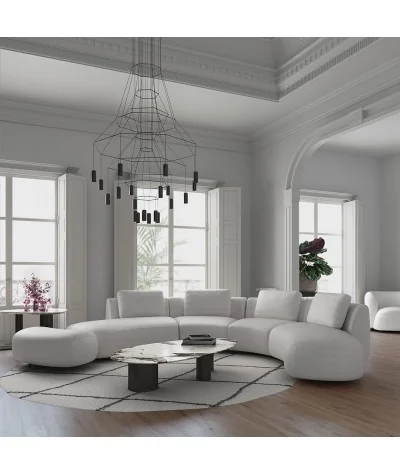 Καναπές Domani By Enrique Marti ημικυκλικός 390 - 480 x 190cm