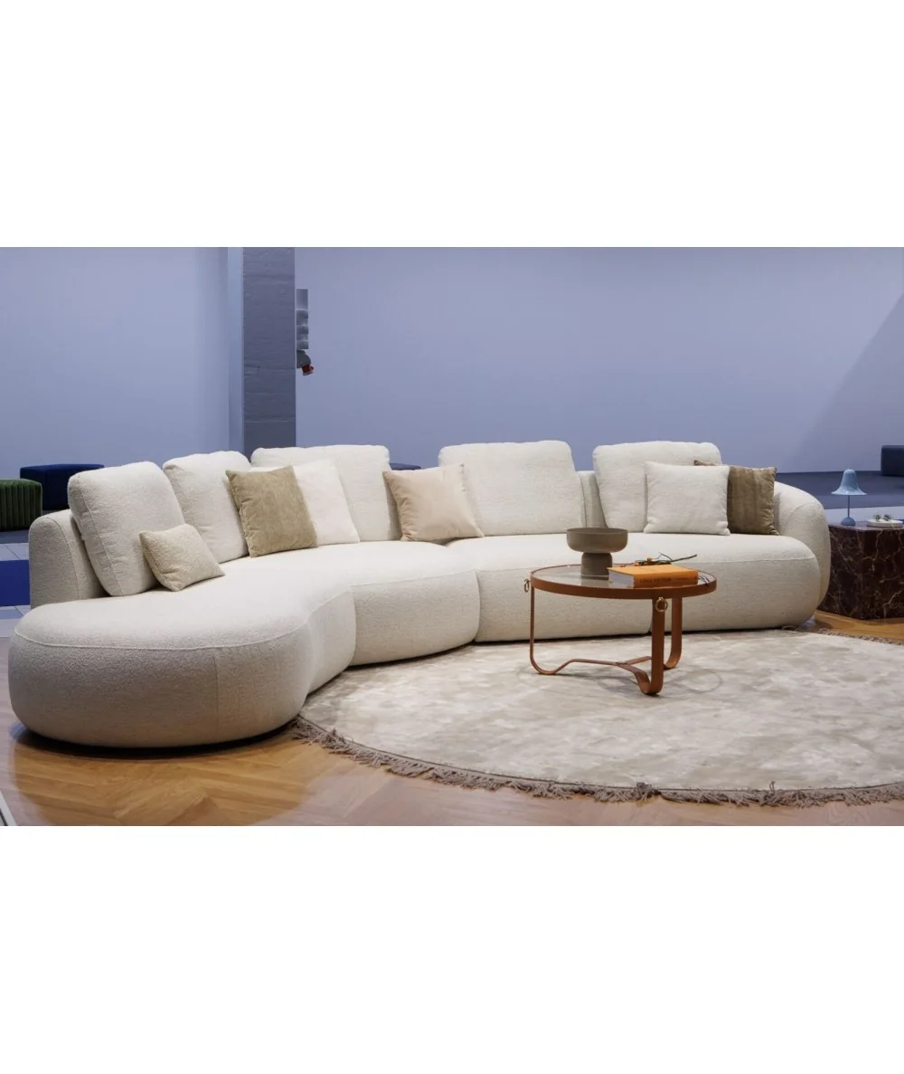 Corner sofa Domani Curved 60º by Enrique Marti 340-380-420 x 200cm