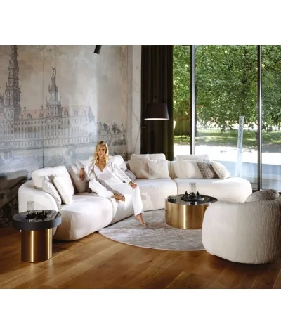 Corner sofa Domani Curved 60º by Enrique Marti 340-380-420 x 200cm