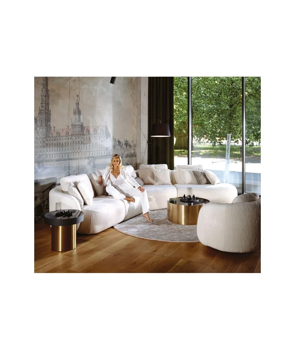 Corner sofa Domani Curved 60º by Enrique Marti 340-380-420 x 200cm