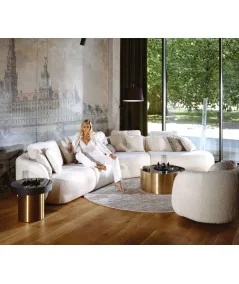 Corner sofa Domani Curved 60º by Enrique Marti 340-380-420 x 200cm