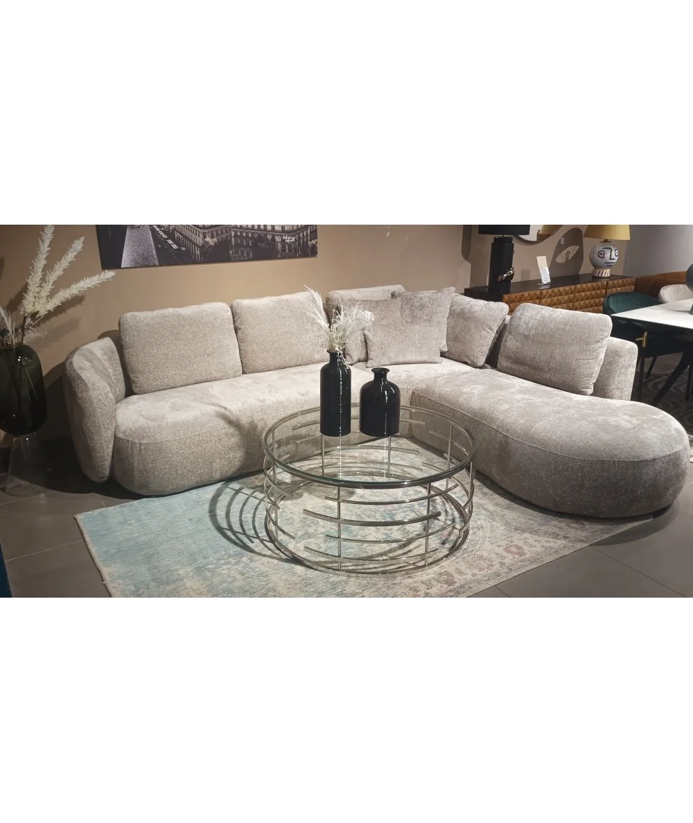 Corner sofa Domani open arm by Enrique Marti 256-292-328 x 256cm