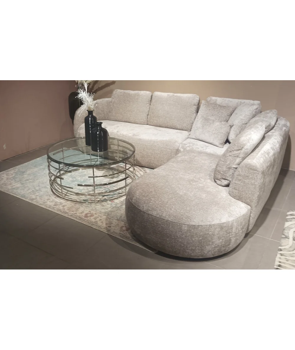 Corner sofa Domani open arm by Enrique Marti 256-292-328 x 256cm