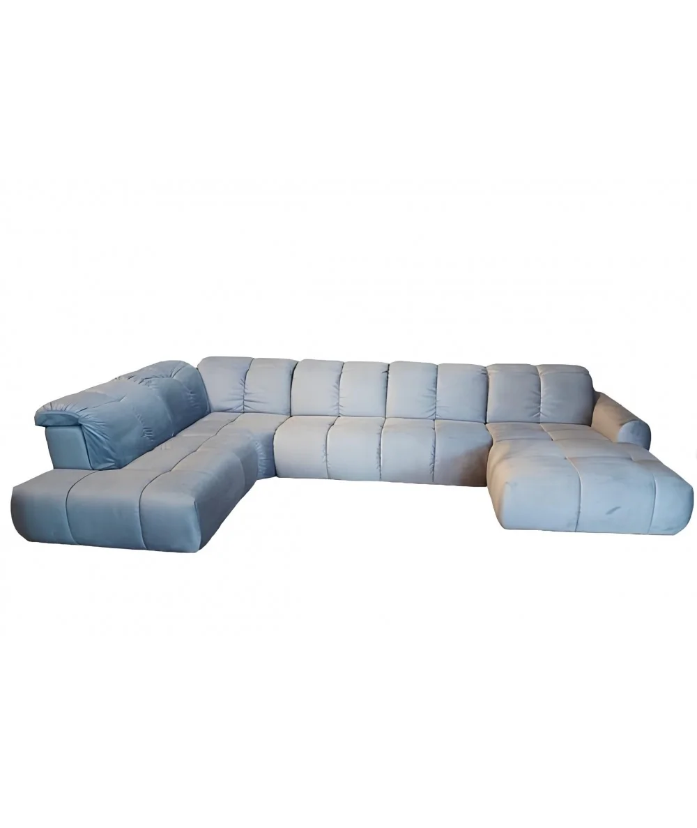 Corner sofa modular Bullet U-shape adjustable backrest 240-280x400x200