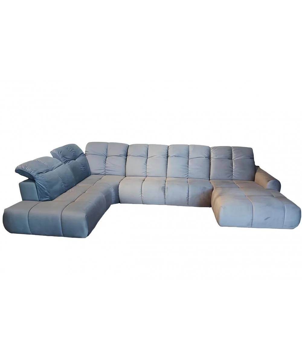 Corner sofa modular Bullet U-shape adjustable backrest 240-280x400x200