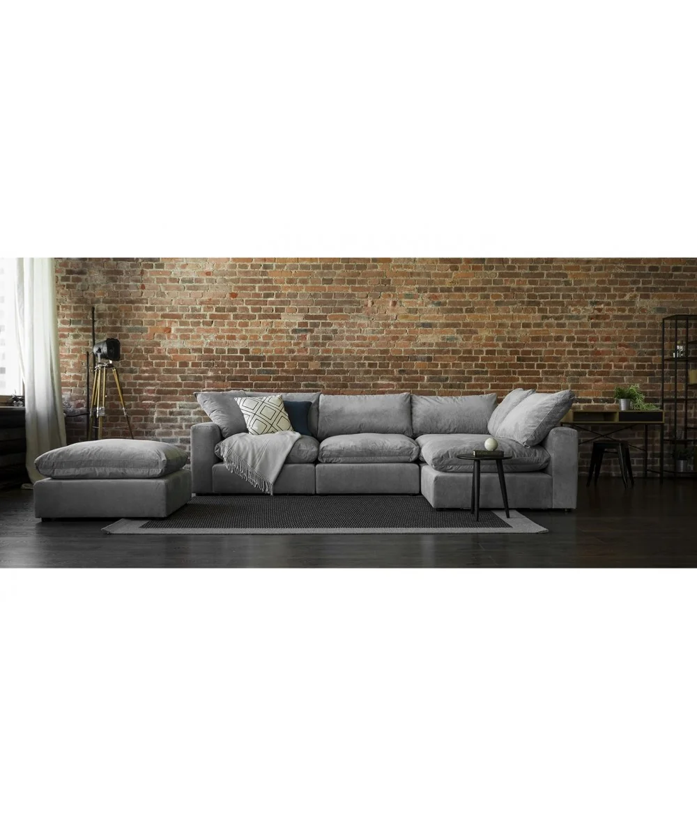 Corner sofa modular Lazy with goose down 320 - 340 x 210 - 305cm