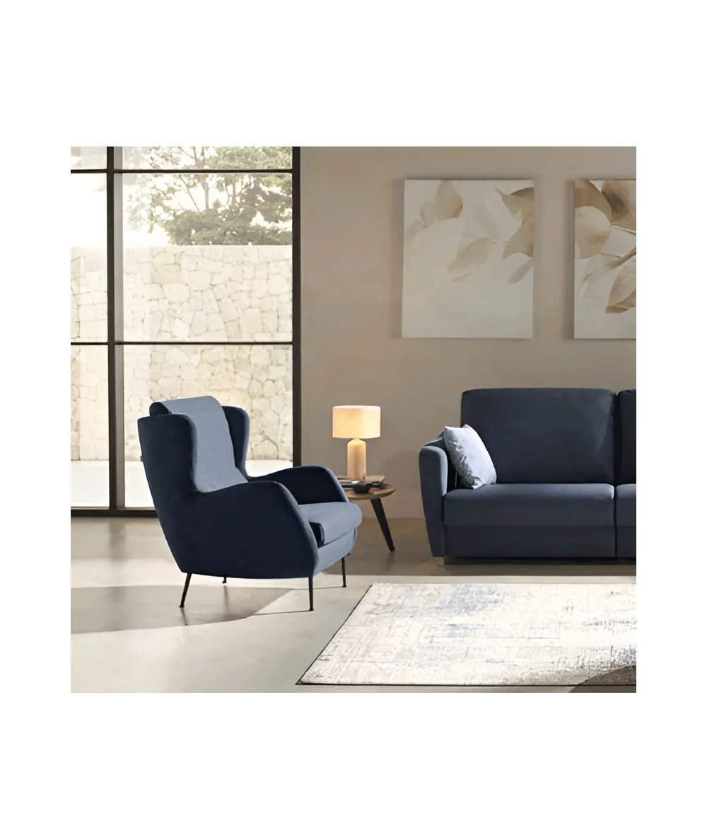Armchair Roko upholstered with fabric of your choice 67 x 94cm