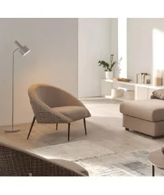 Lounge Αrmchair Idra upholstered with fabric of your choice 82 x 82cm