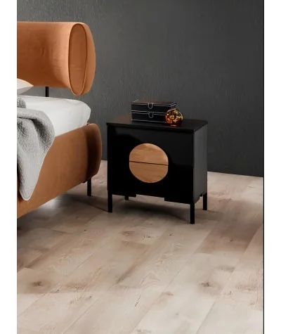 Nightstand Ovalo two drawers 45 x 50 x 41cm