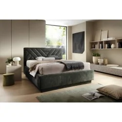 Bed Prato with fabric of your choice for mattress 160-180 x 200cm