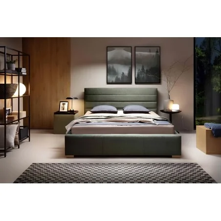 Bed Sylvi with fabric of your choice for mattress 160 - 180 x 200cm