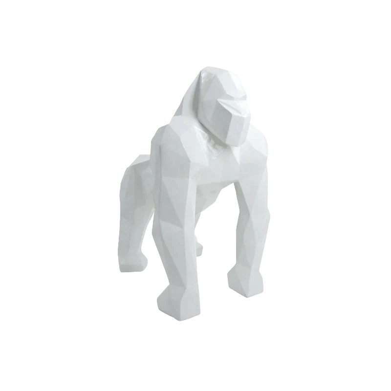 Διακοσμηικό γλυπτό δαπέδου Gorilla Origami 100 x 120 x 133cm