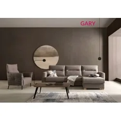 Corner sofa bed Gary with storage fabric of your choice 300-280x155cm
