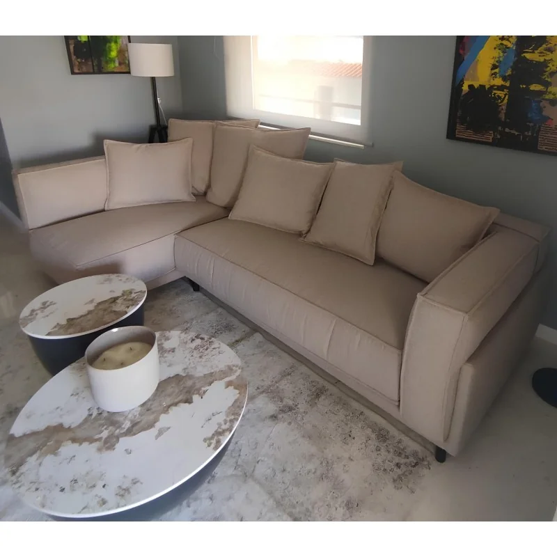 Corner sofa modular Laurent with recliner 250 - 290 x 170cm