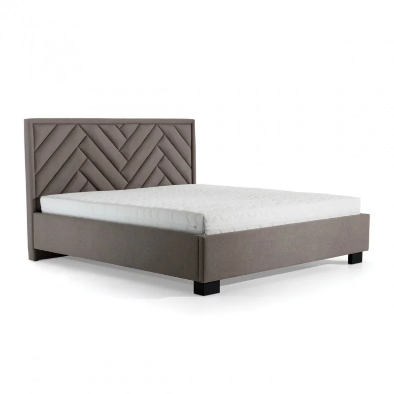 Bed Bed77 with fabric of your choice for mattress 160 - 180 x 200cm