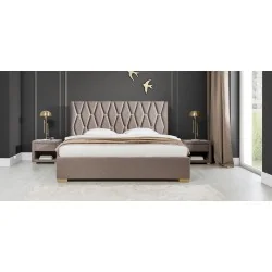 Bed Bed70 with fabric of your choice for mattress 160 - 180 x 200cm
