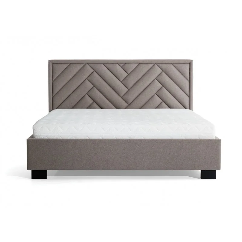 Bed Bed77 storage and fabric of your choice for mattress 160-180x200cm