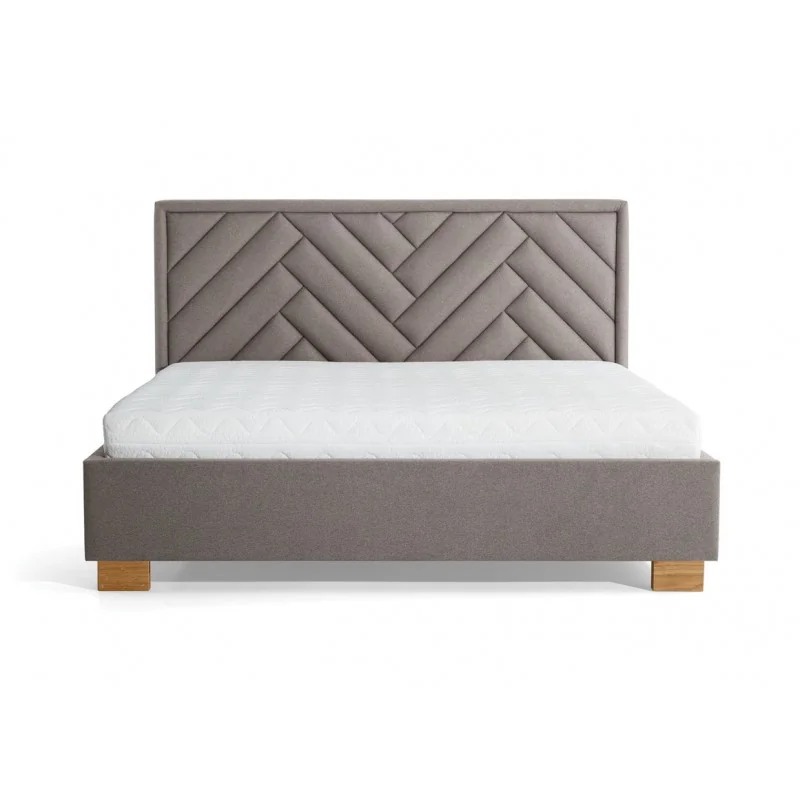 Bed Bed77 storage and fabric of your choice for mattress 160-180x200cm