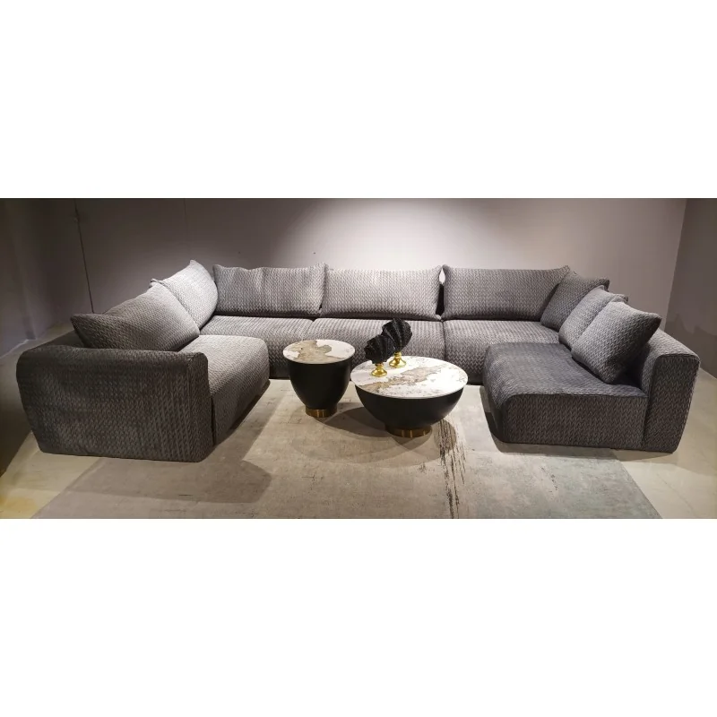 Corner Sofa modular Elle U-shape 240 x 390-430 x 195cm