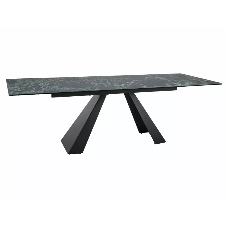 Extendable Dining Table Salvadore Alpi Verde ceramic 160(200/240)x90