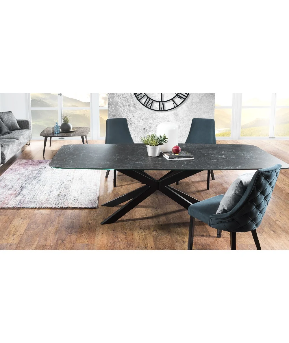 Τραπέζι Lafayette XL χαλαζίας σχήμα βαρελιού 260-280x117 & 300x120cm