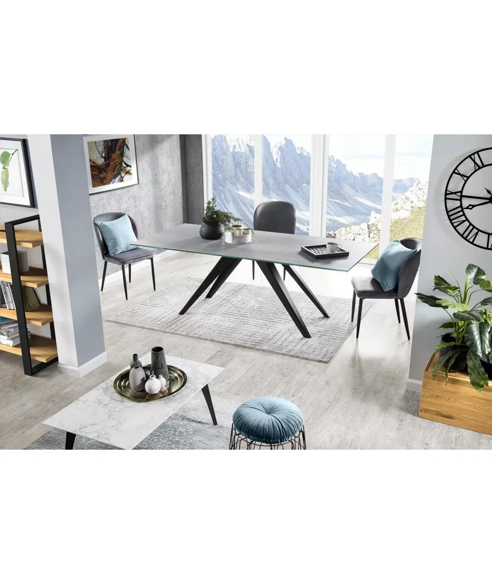 Τραπέζι Julietta XL πέτρωμα χαλαζία ορθογώνιο 260-280x110 & 300x115cm