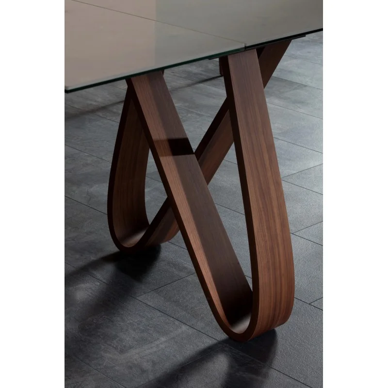 Dining table Butterfly Carrara marble top 200x100cm & 250-300x120cm