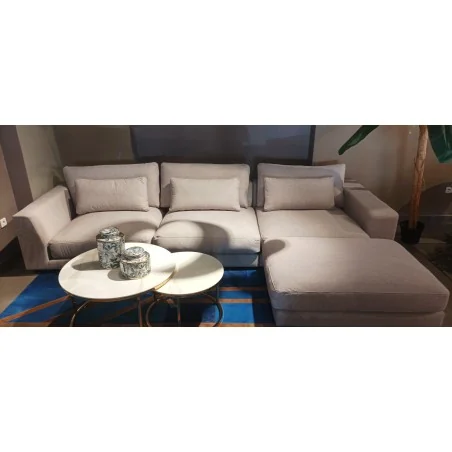 Corner Sofa modular Poetic with goose down 290-345-365-390 x 205cm