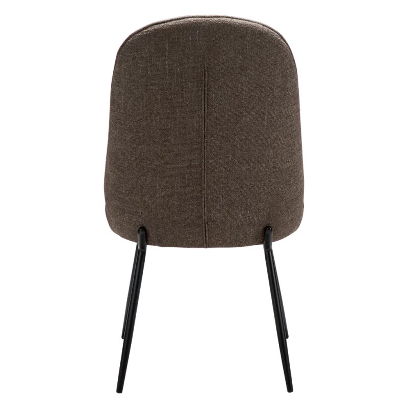 Chair Utopia Black frame by Says Who with boucle fabric 54 x 63 x 99cm
