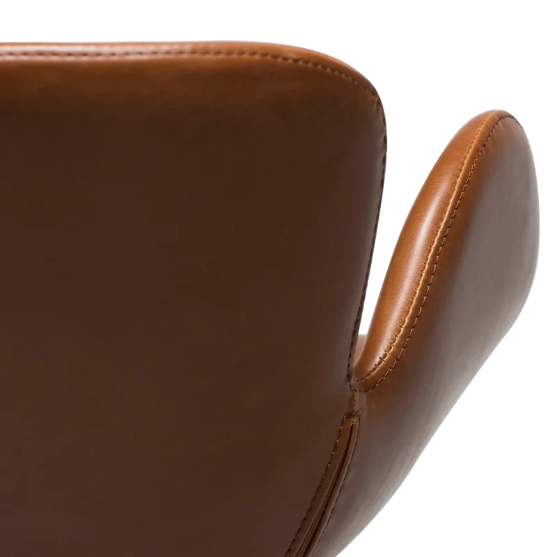 Chair Gaia by Finn Nielsen upholstered with faux leather 56x57x76cm