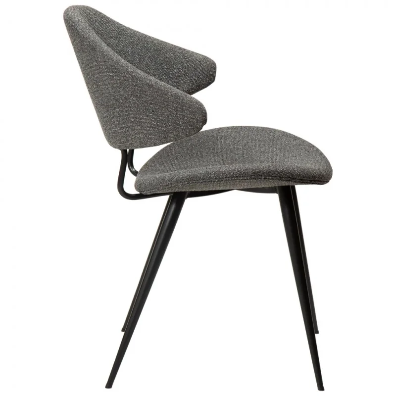 Chair Napoleon by Amtorp design with boucle fabric 59 x 60 x 81cm