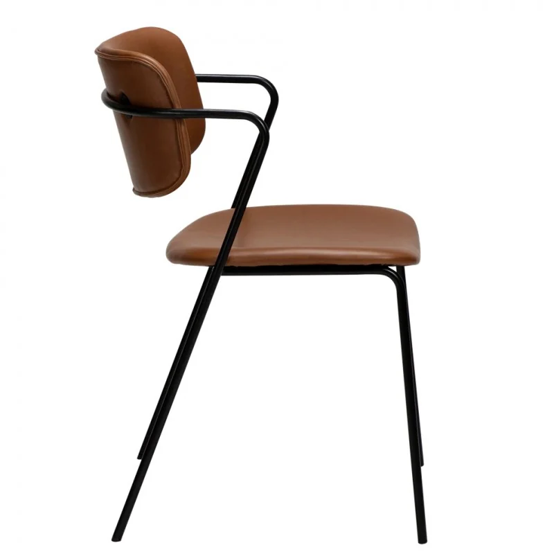 Chair Zed in faux leather by Steffensen & Würtz 53 x 55 x 81cm