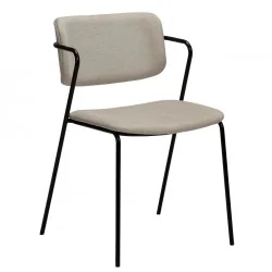Chair Zed upholstered with fabric by Steffensen & Würtz 53 x 55 x 81cm