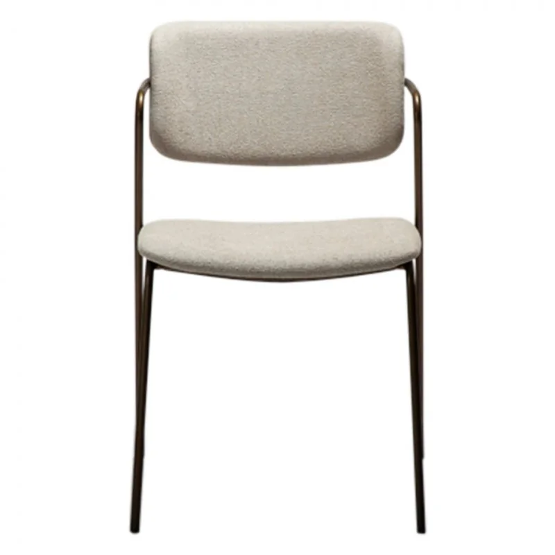 Chair Zed with boucle fabric by Steffensen & Würtz 53 x 55 x 81cm