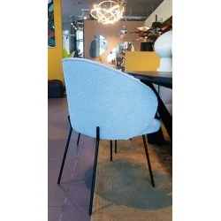 Καρέκλα με μπράτσα Altura black frame με ύφασμα επιλογής σας 62x58x82
