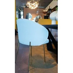 Chair wirh arms Altura gold frame with your's choice fabric 62x58x82cm