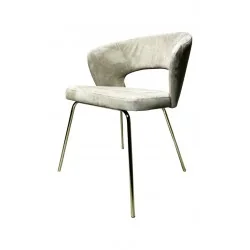Chair with armrests Boston with fabric of your choice 56 x 59 x 80cm