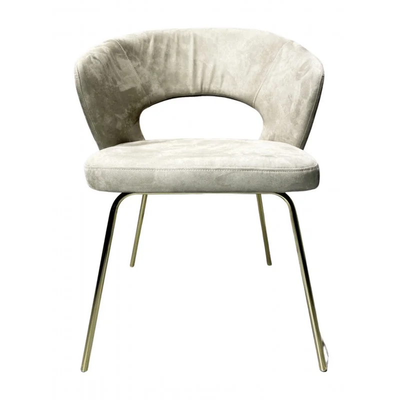 Chair with armrests Boston with fabric of your choice 56 x 59 x 80cm