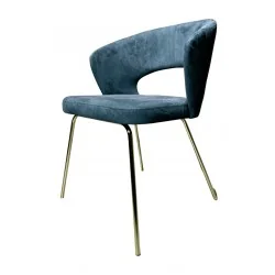 Chair with armrests Boston with fabric of your choice 56 x 59 x 80cm