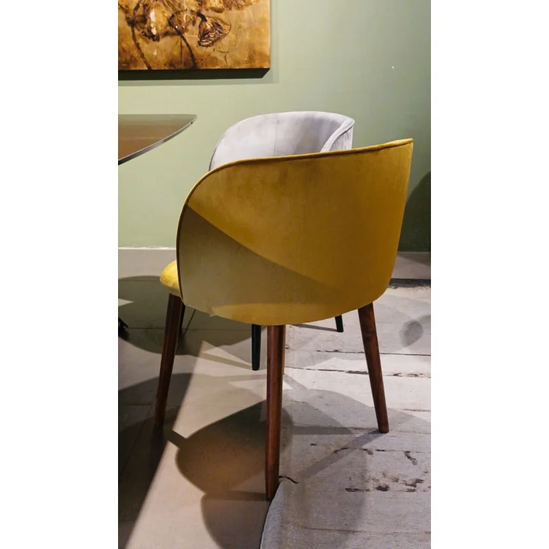 Chair with armrests Livia with fabric of your choice 57 x56 x 79cm