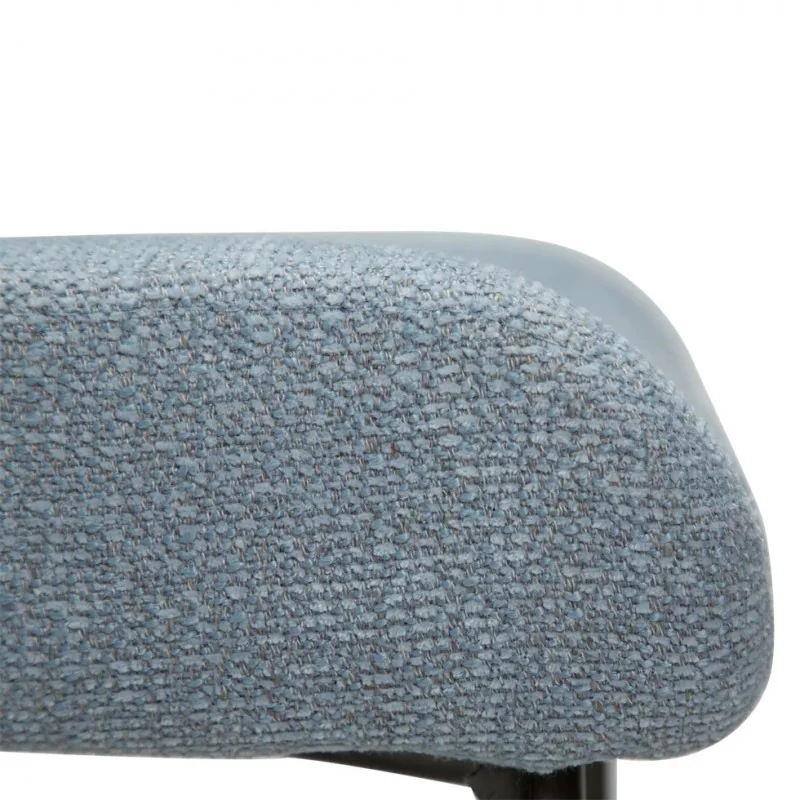 Chair Glam Brass Frame by Sanne Protin with boucle fabric 50x61x81cm