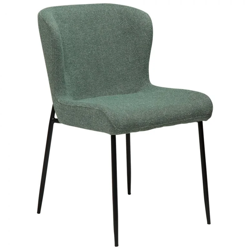 Chair Glam Black Frame by Sanne Protin with boucle fabric 50x61x81cm
