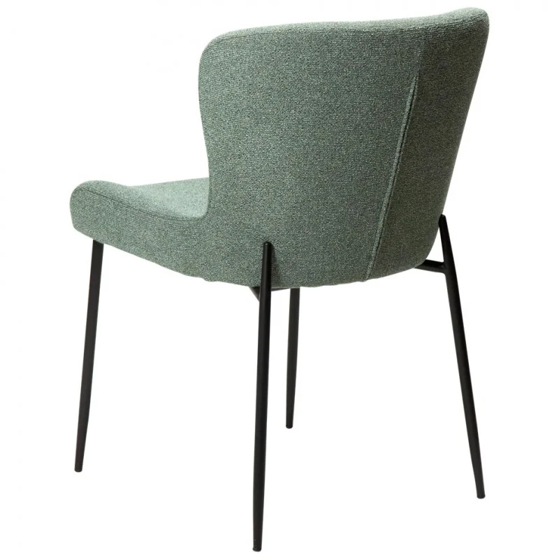 Chair Glam Black Frame by Sanne Protin with boucle fabric 50x61x81cm
