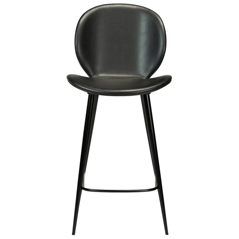 Bar stool Cloud by Marianne Bjarlov black faux leather seatheight 65cm