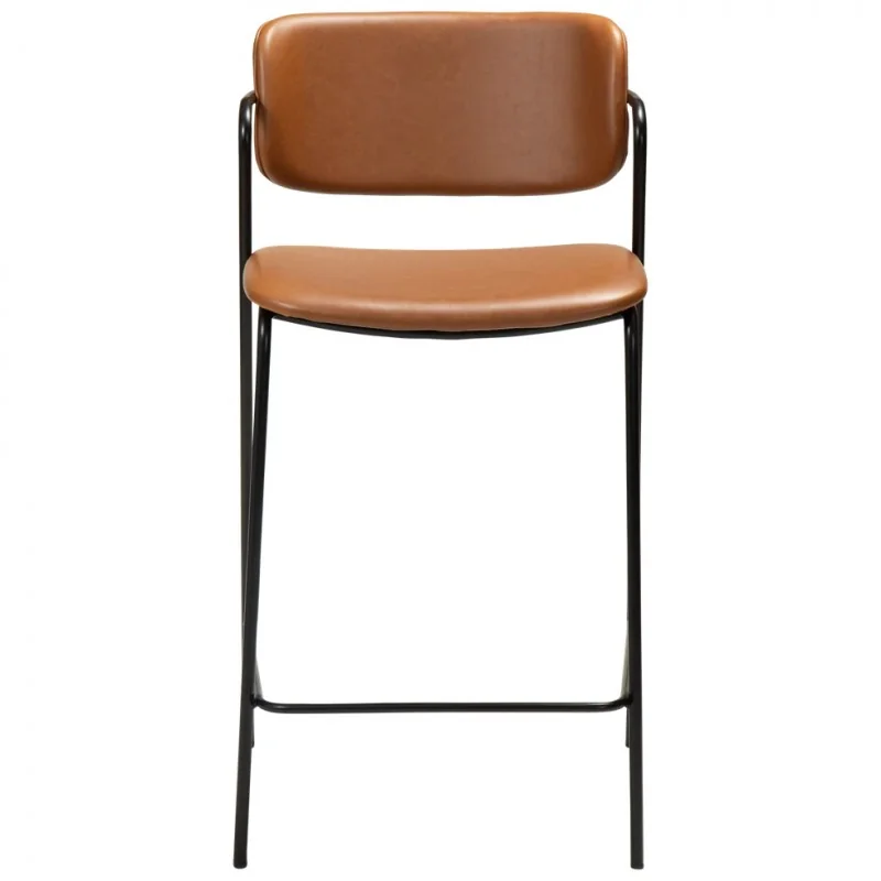 Bar stool Zed by Steffensen & Würtz of faux leather seat height 65cm
