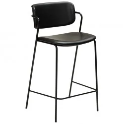 Bar stool Zed by Steffensen & Würtz of faux leather seat height 65cm